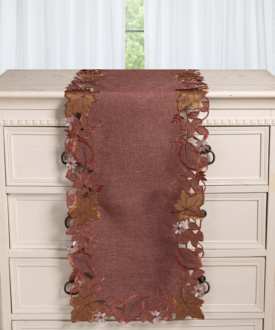 Τραβέρσα 19315 (38cm x 172cm) κεραμιδί