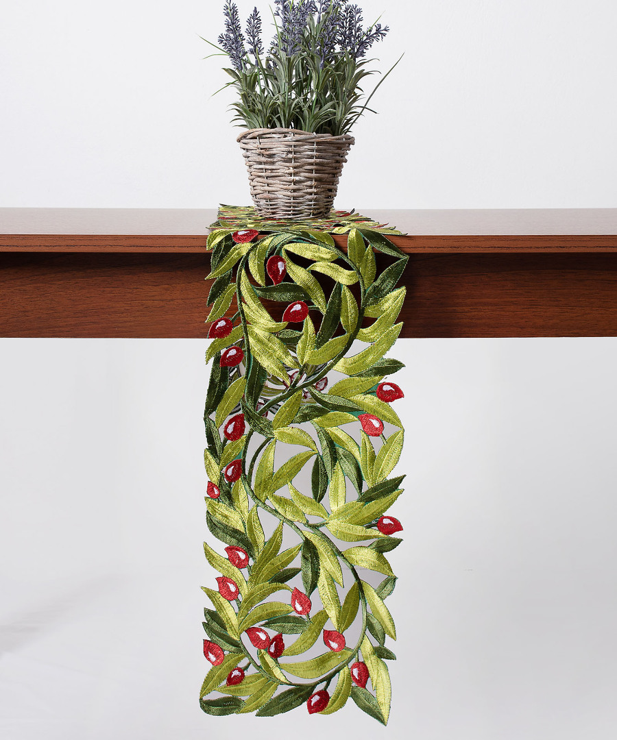 Τραβέρσα 2352 (20cm x 200cm) κόκκινη ελιά