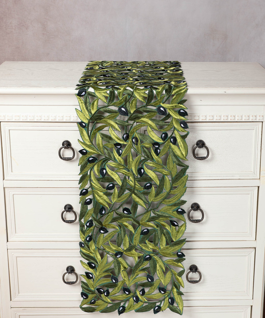 Τραβέρσα 2352 (30cm x 160cm) μαύρη ελιά