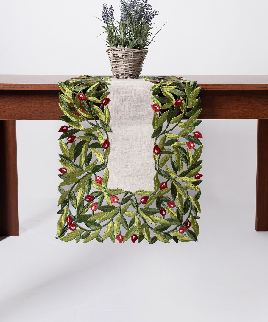 Τραβέρσα 2353 (40cm x 100cm) κόκκινη ελιά