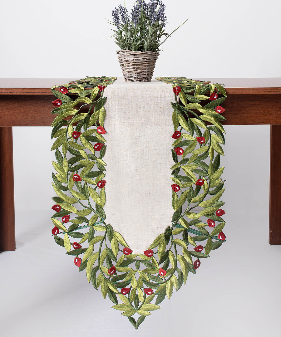 Τραβέρσα 2353 (45cm x 170cm) κόκκινη ελιά