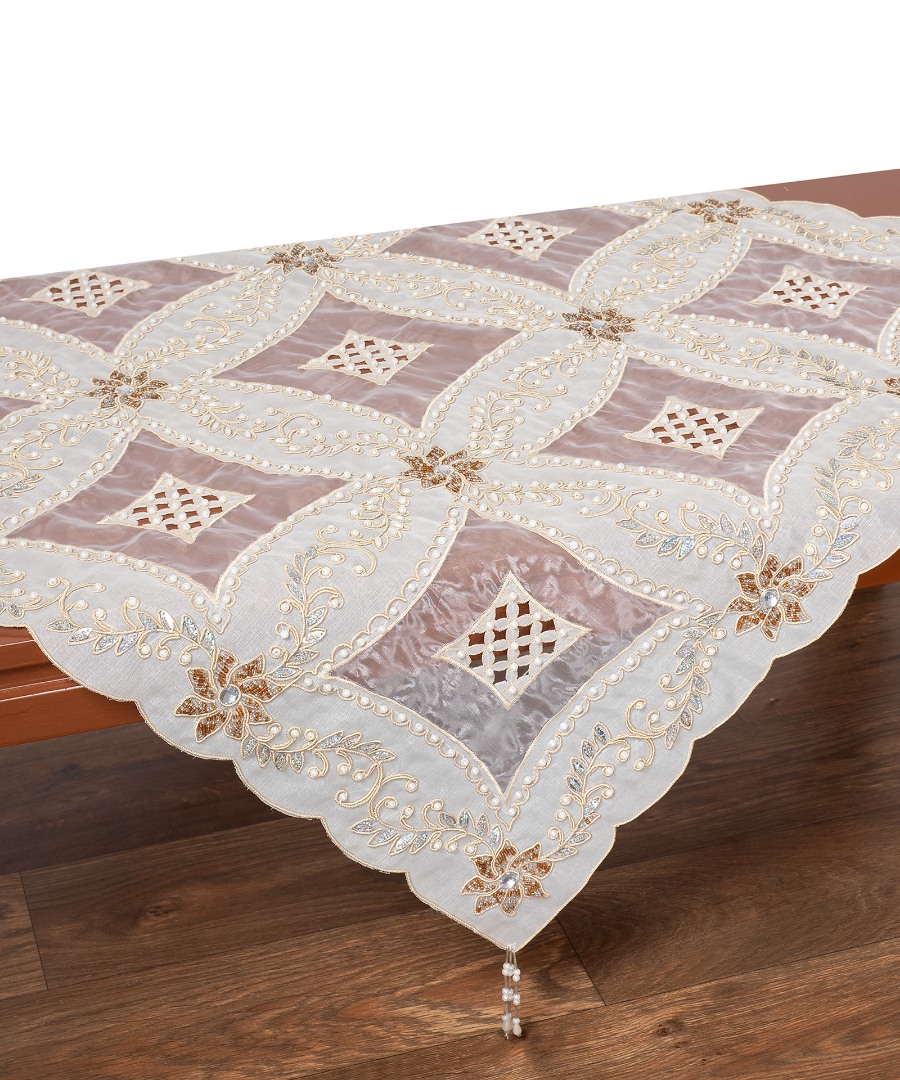 Τραπεζοκαρέ (130cm x 130cm) 090 Χρυσό