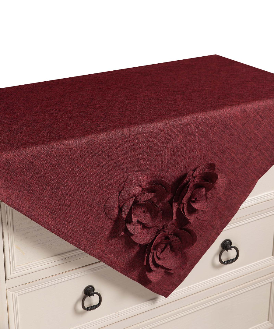 Τραπεζοκαρέ 558 (130cm x 130cm) μπορντώ