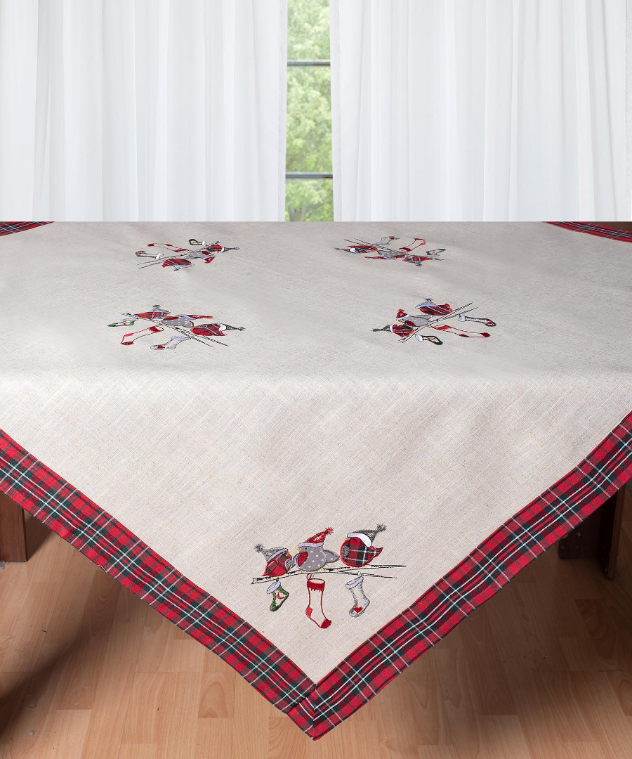 χριστουγεννιάτικο τραπεζομάντηλο (140cm x 180cm) 4095