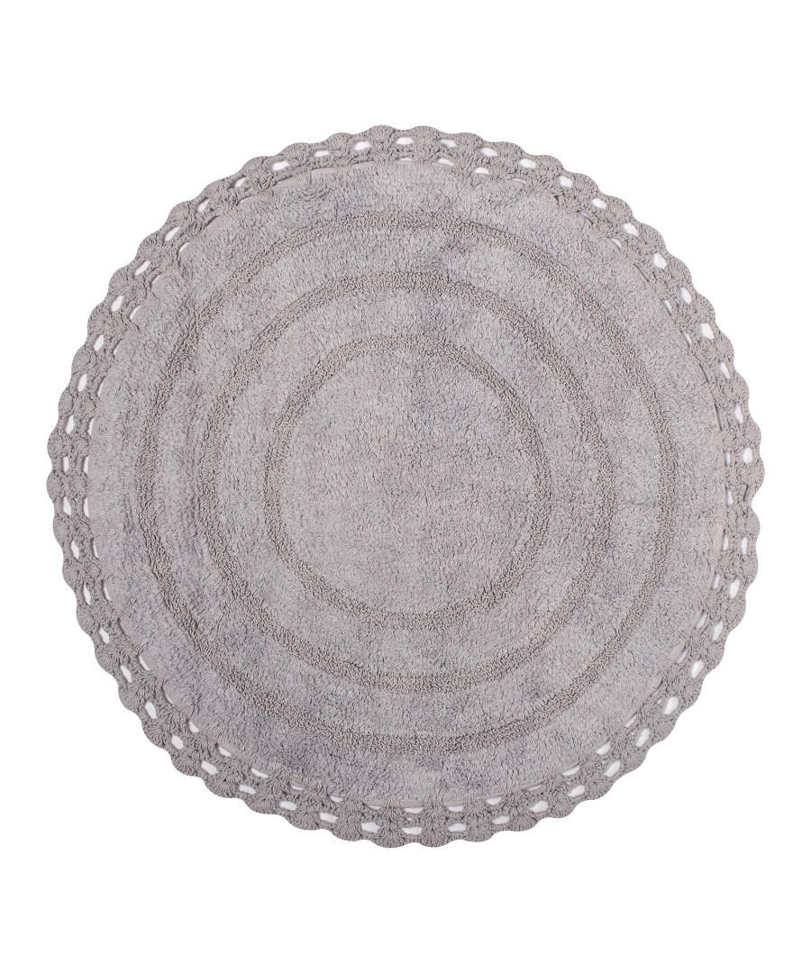 Πατάκι στρογγυλό ( 70cm ) γκρί