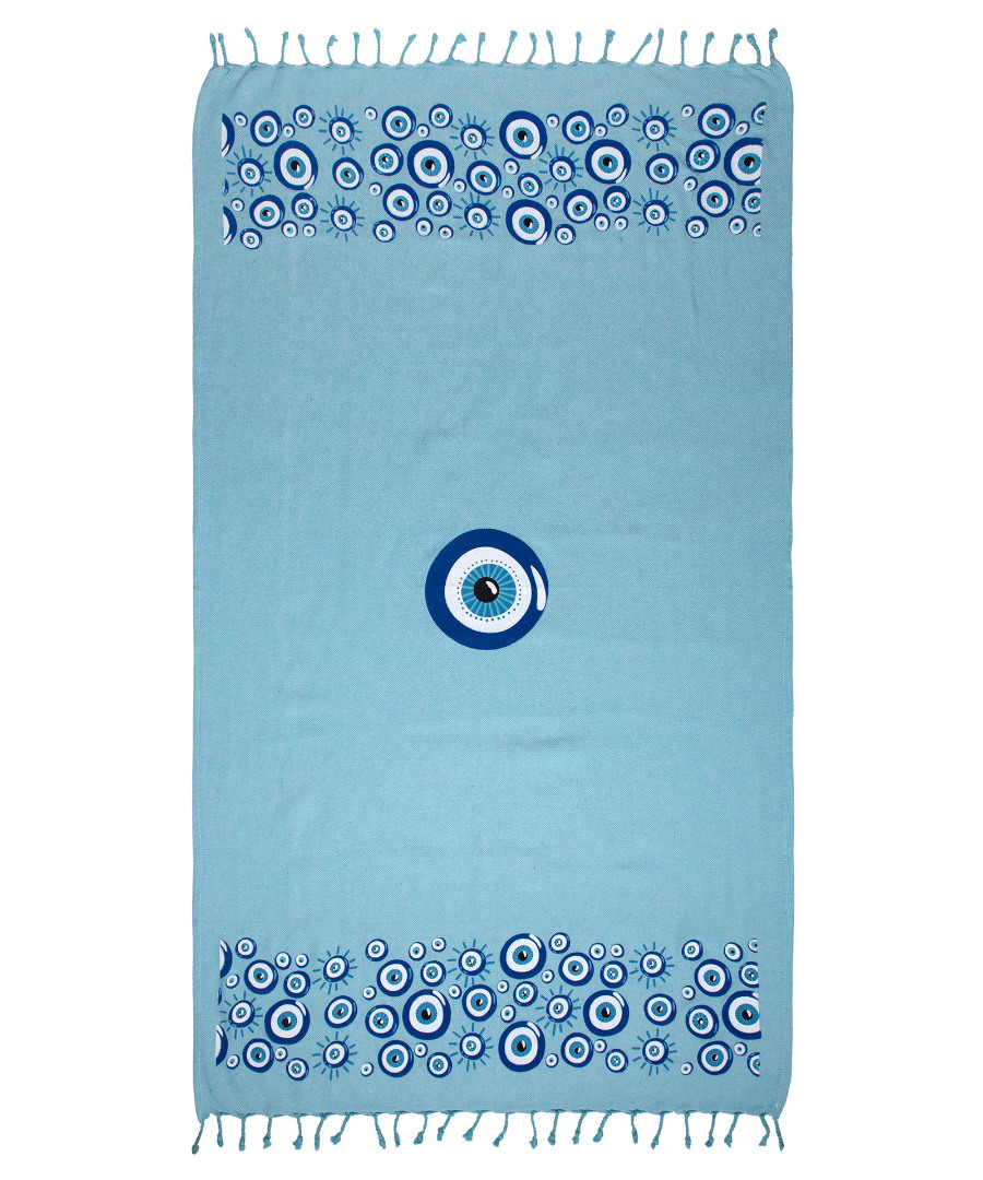 Pestemal nkp544 (90cm x 180cm) σιέλ