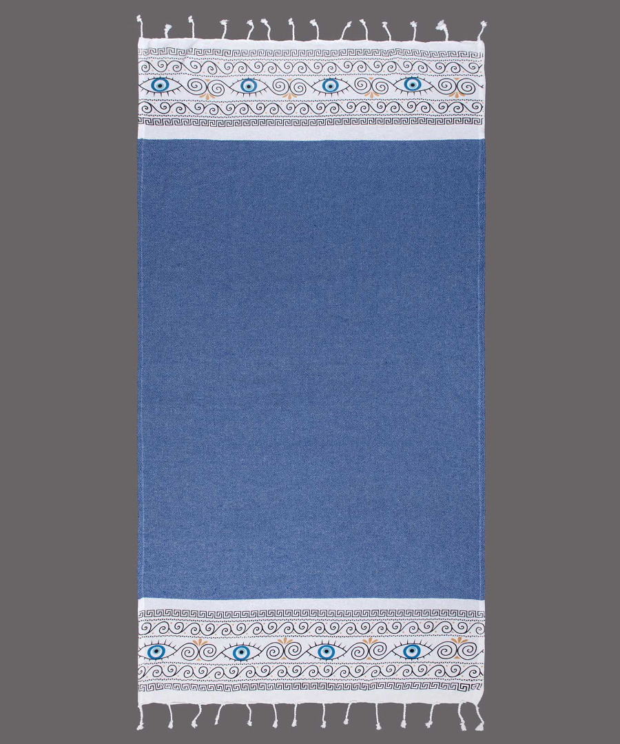 Pestemal nkp554 (90cm x 180cm) μπλέ ροαγιάλ