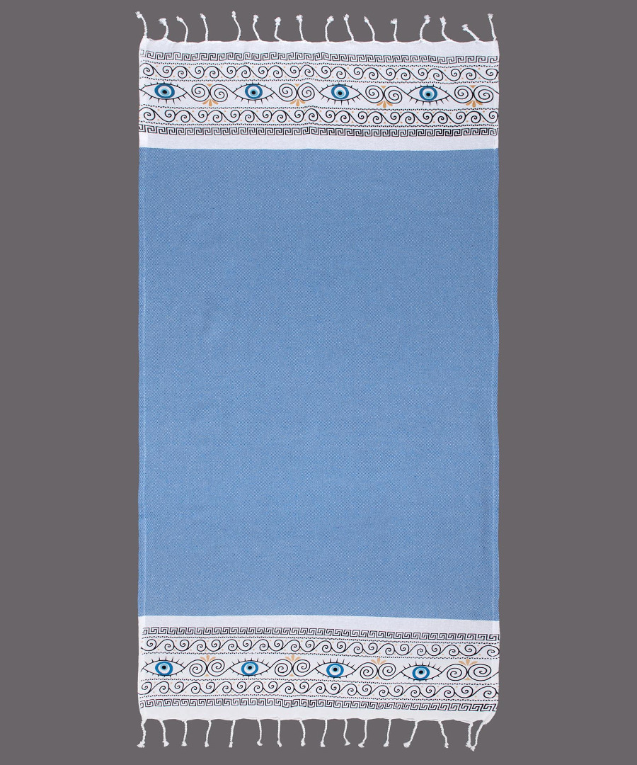 Pestemal nkp554 (90cm x 180cm) σιέλ