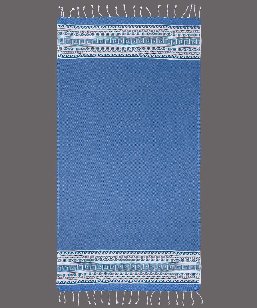 Pestemal nkp555 (90cm x 180cm) μπλέ ροαγιάλ