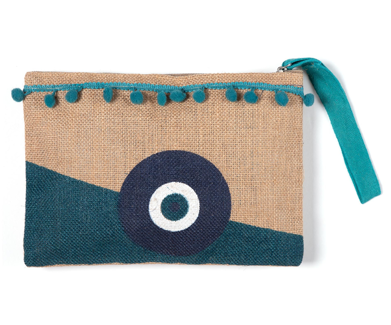 Πορτοφόλι γιούτα (13cm x 20cm) 4