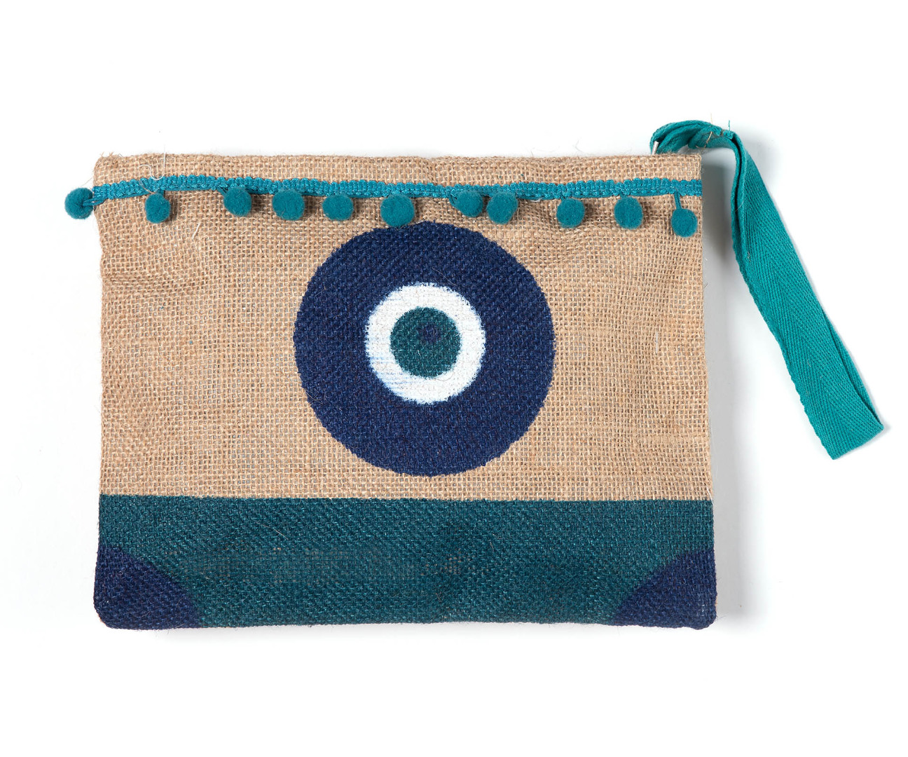 Πορτοφόλι γιούτα (19cm x 25cm) 2