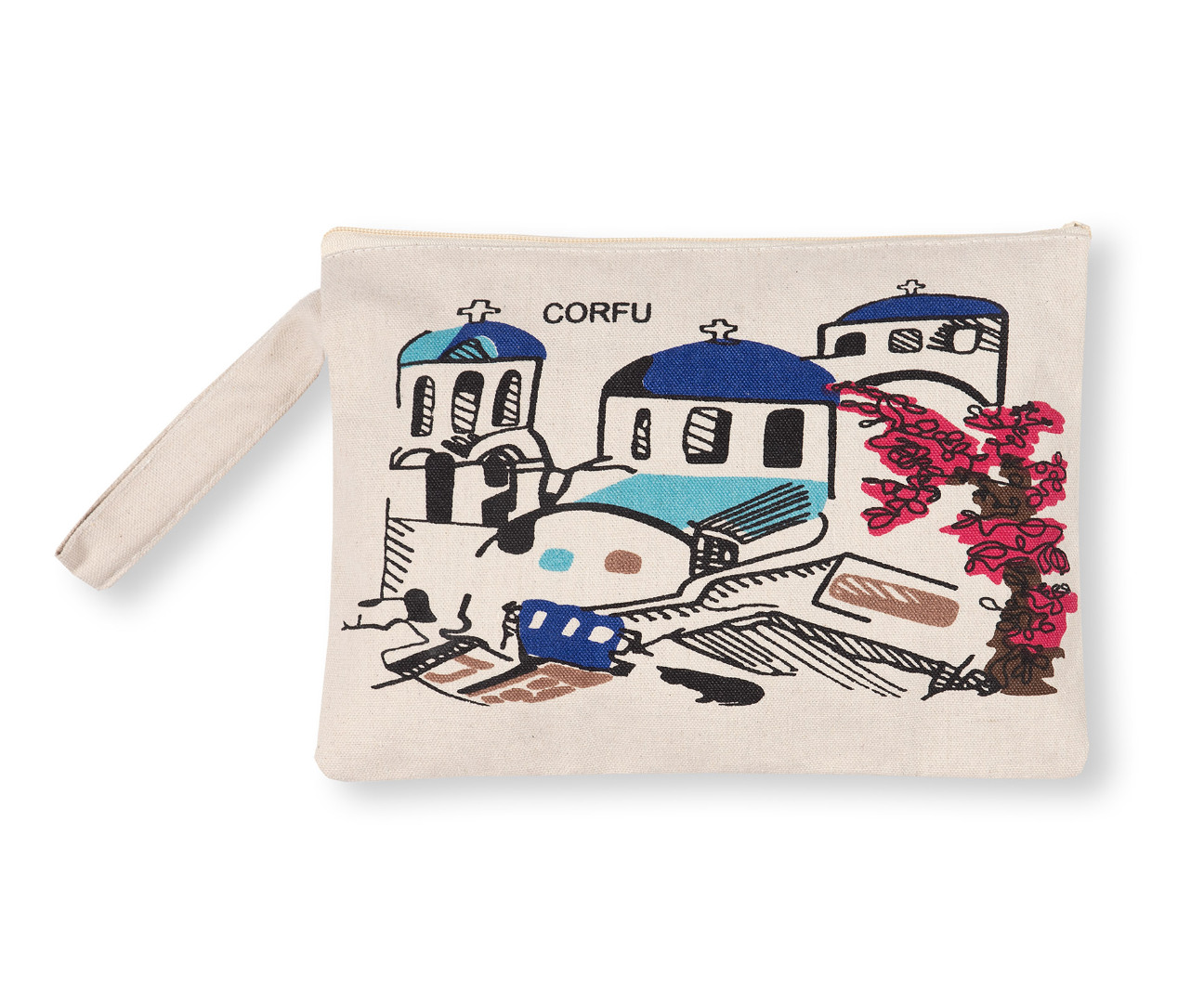 Πορτοφόλι καραβόπανο (30cm x 20cm) canvas 3 CORFU