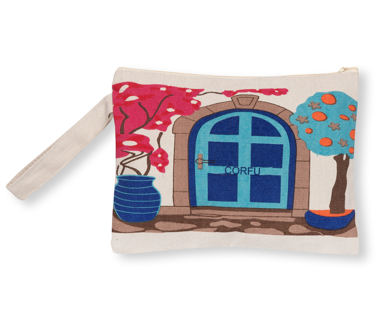 Πορτοφόλι καραβόπανο (30cm x 20cm) canvas 4 CORFU