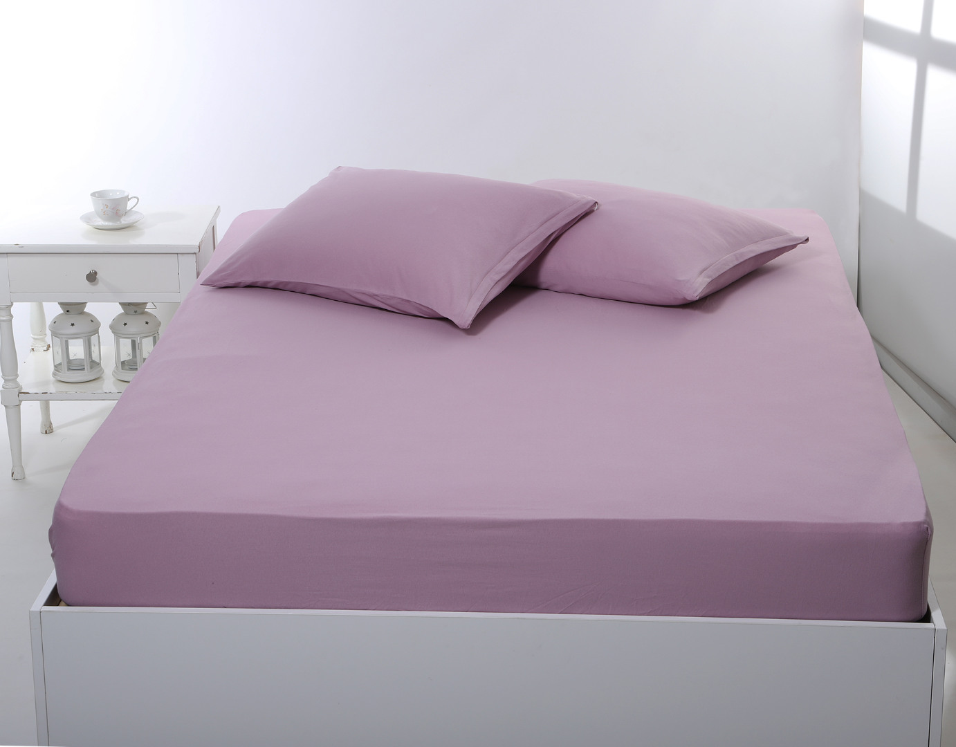 Σεντόνι με λάστιχο jersey (100cm x 200cm + 35cm) syklamen