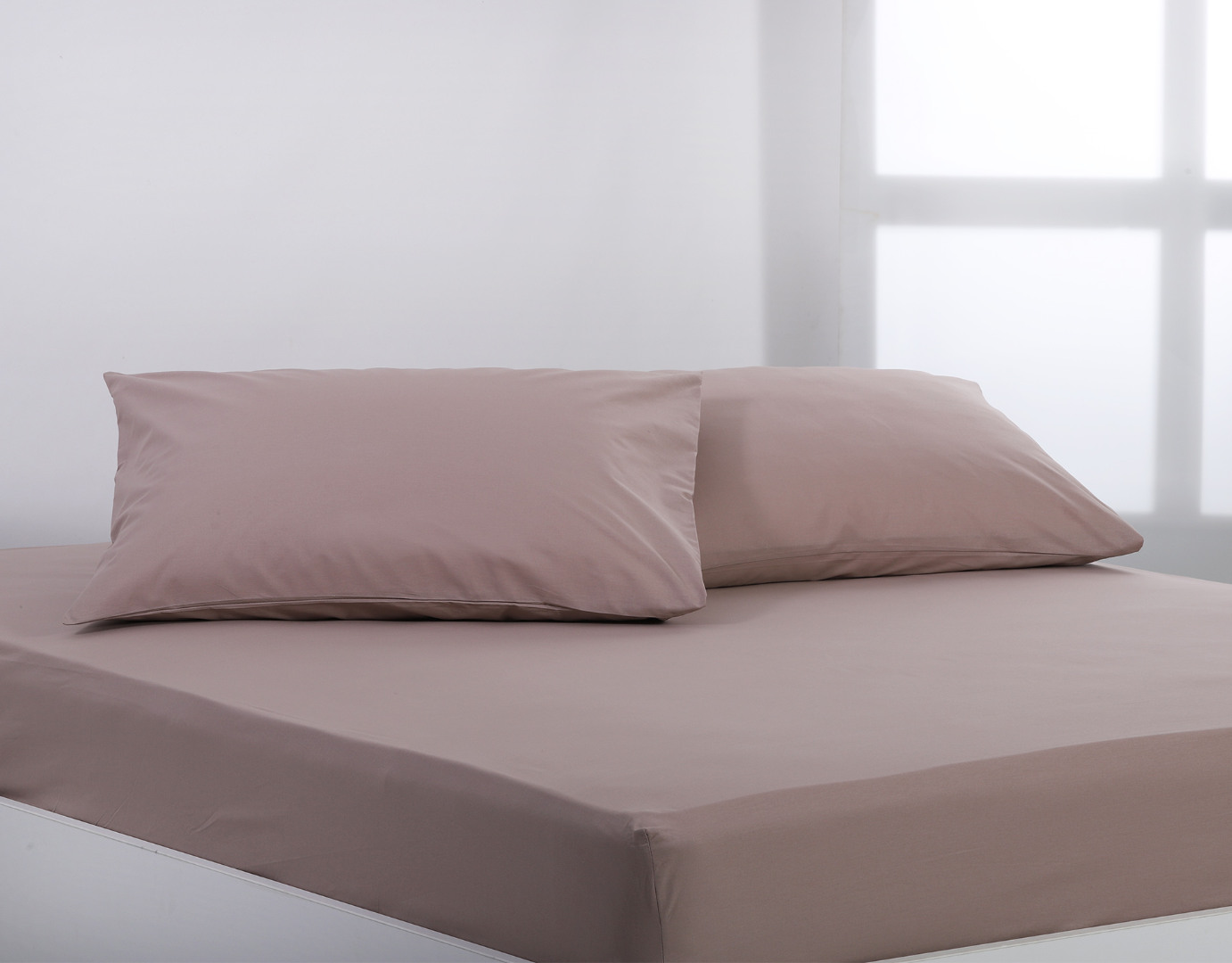 Βαμβακερό σετ μαξιλαροθήκες essentials (52cm x 72cm ) mashroom