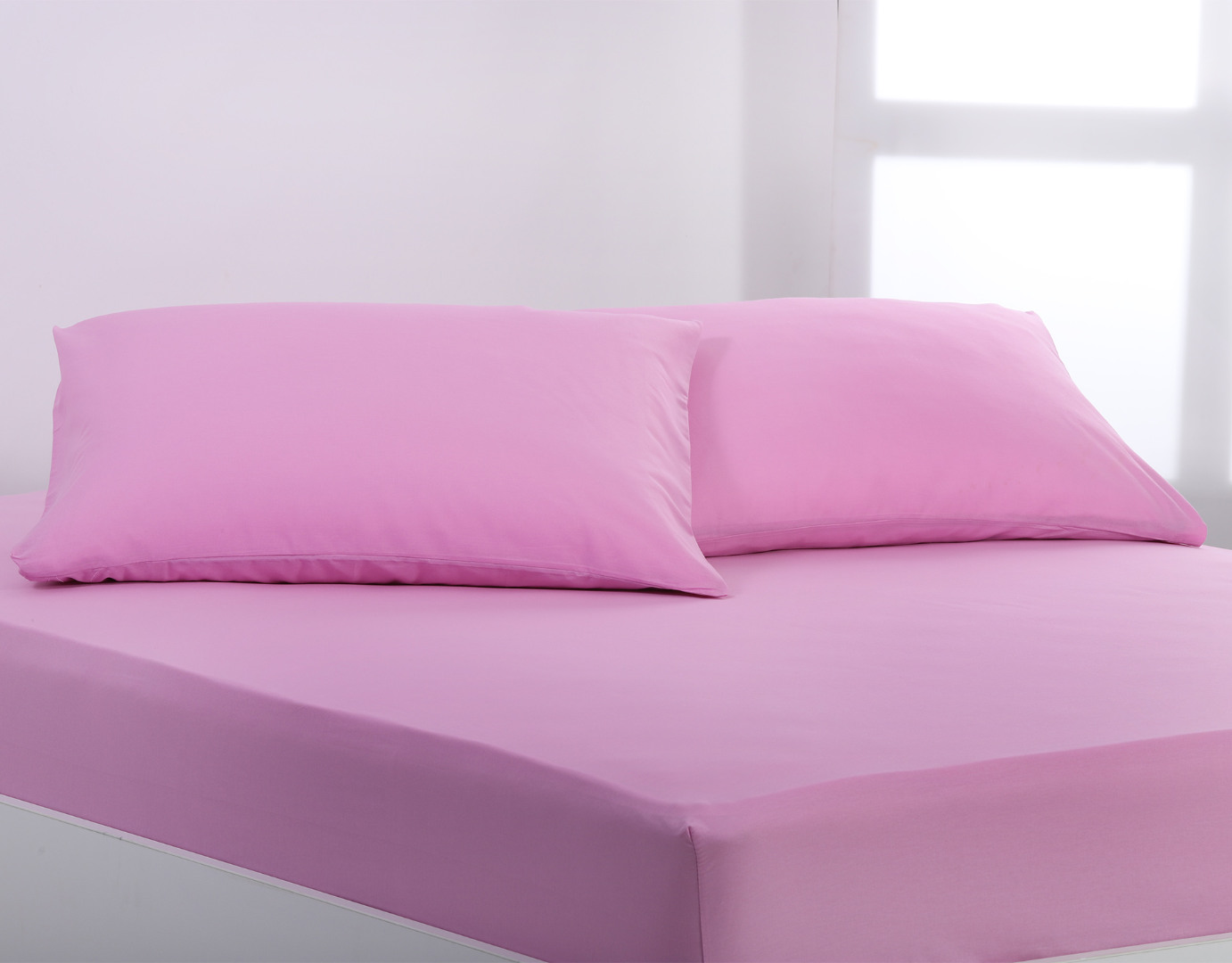 Βαμβακερό σετ μαξιλαροθήκες essentials (52cm x 72cm ) pastel levander