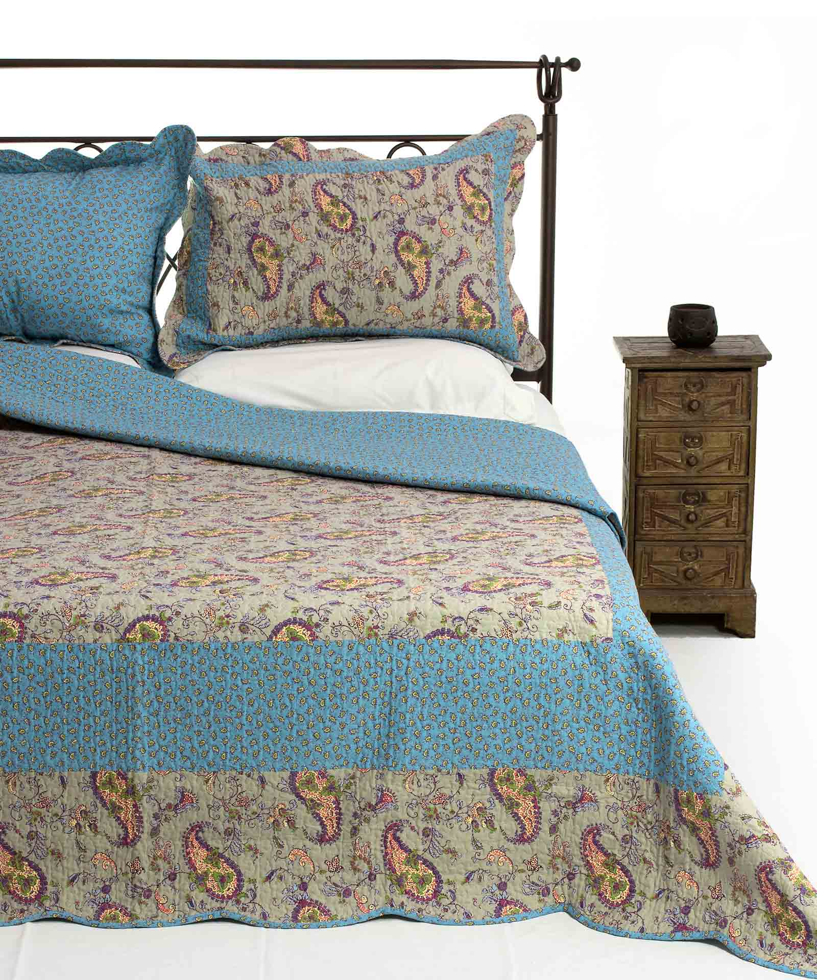 Κουβερλί Σετ Υπέρδιπλο 220x240 Silk Fashion  Ns76-1