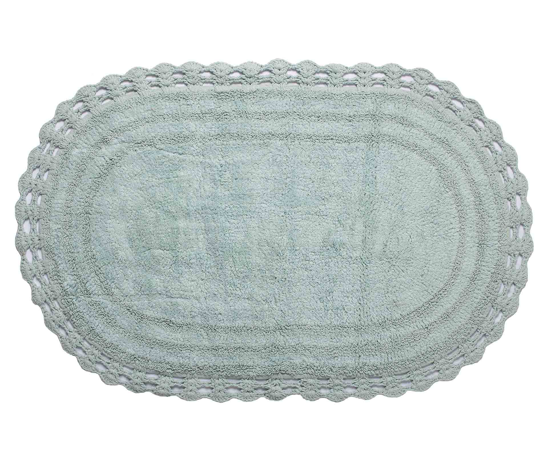 Πατάκι Μπάνιου 60x100 Silk Fashion Oval Mint