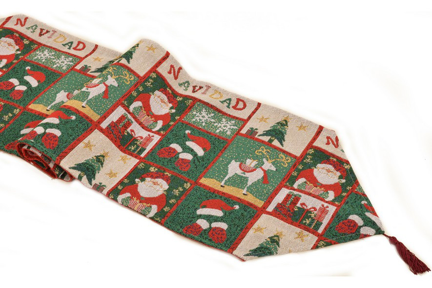 Τραβέρσα Χριστουγεννιάτικη 45x170 Silk Fashion Santaraindeer