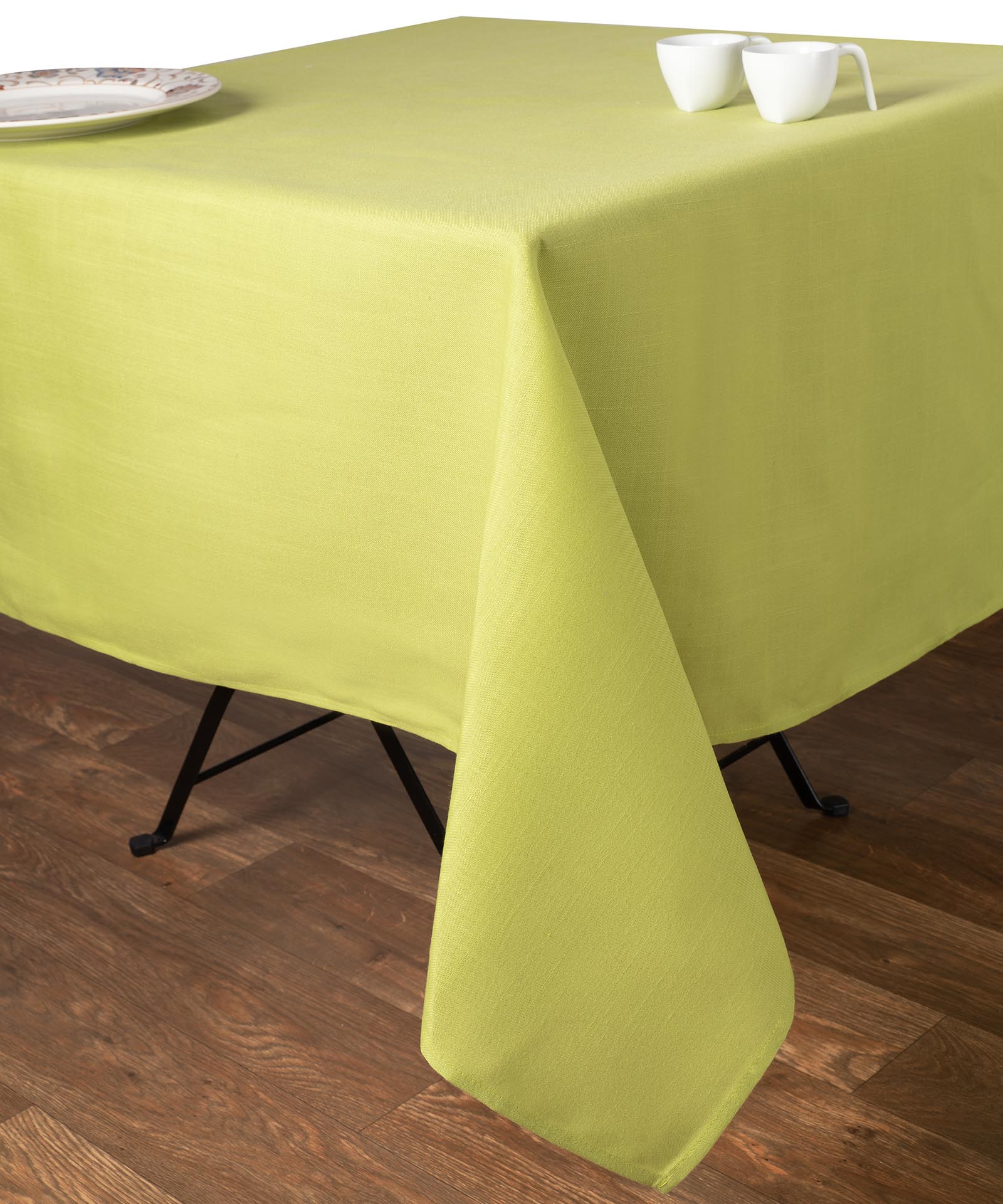 Τραπεζομάντηλο 160x250 Silk Fashion Σκέτο 31 Λαχανί