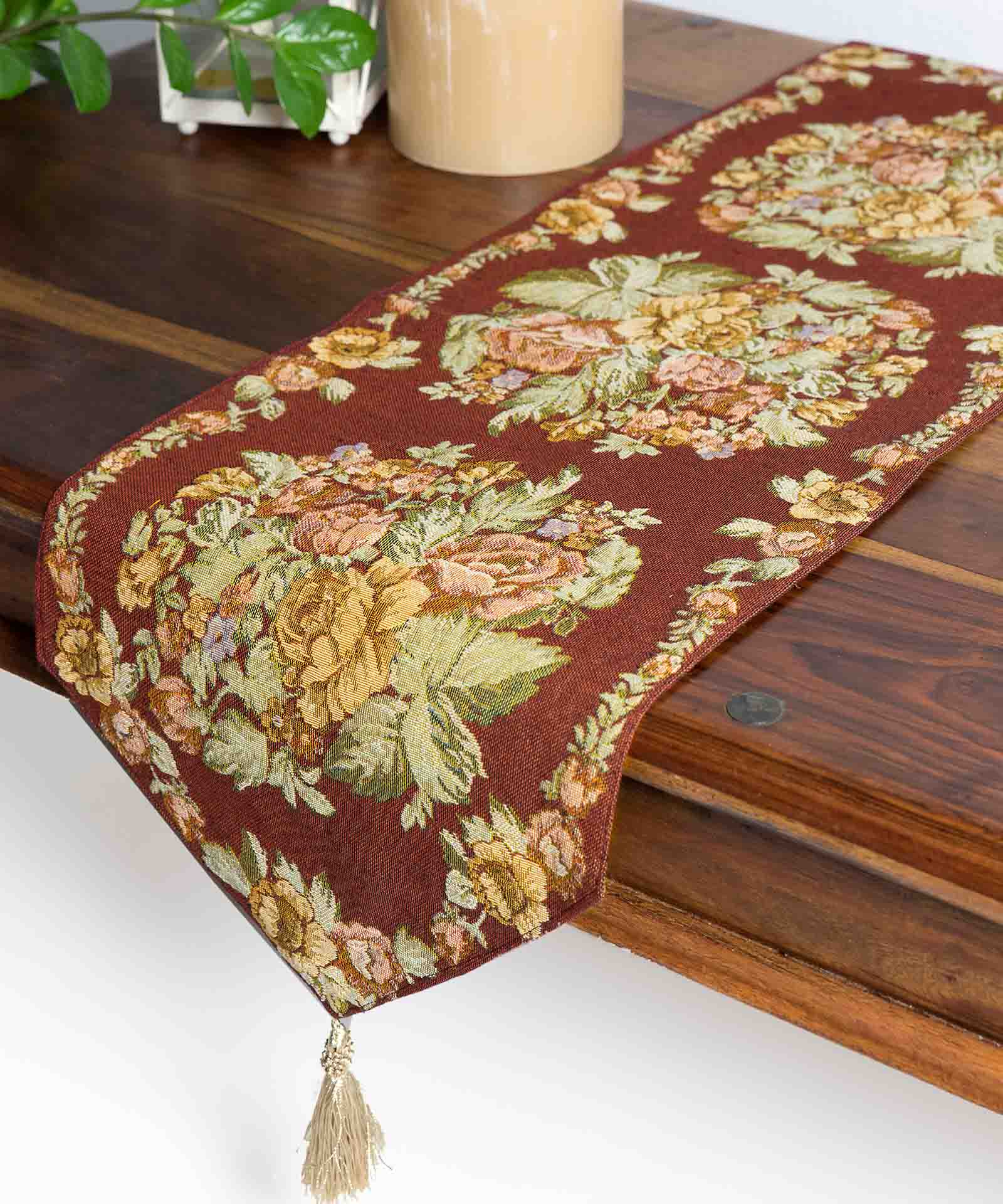 τραβέρσα  (33cm X 125cm)  416 μπορντώ