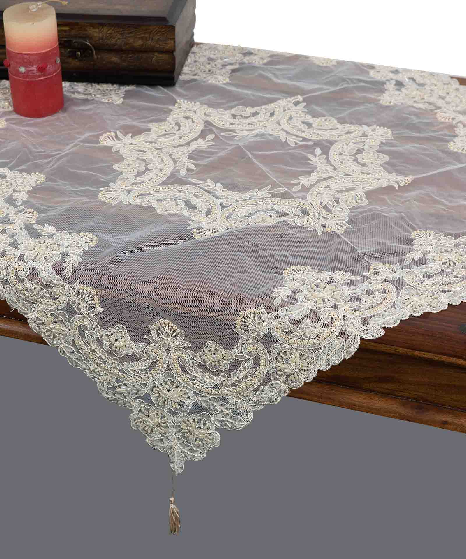 τραπεζοκαρέ (140cm X 140cm) YL135-128A χρυσό