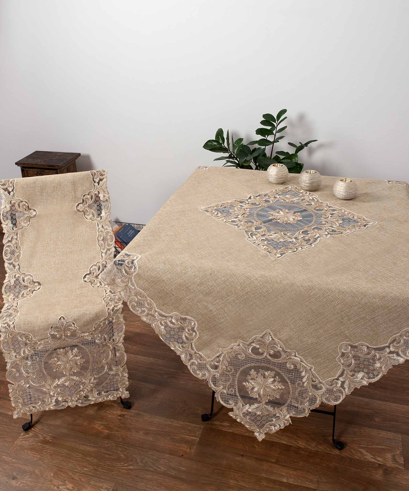 τραπεζοκαρέ  (140cm X 140cm)  YL189-021A
