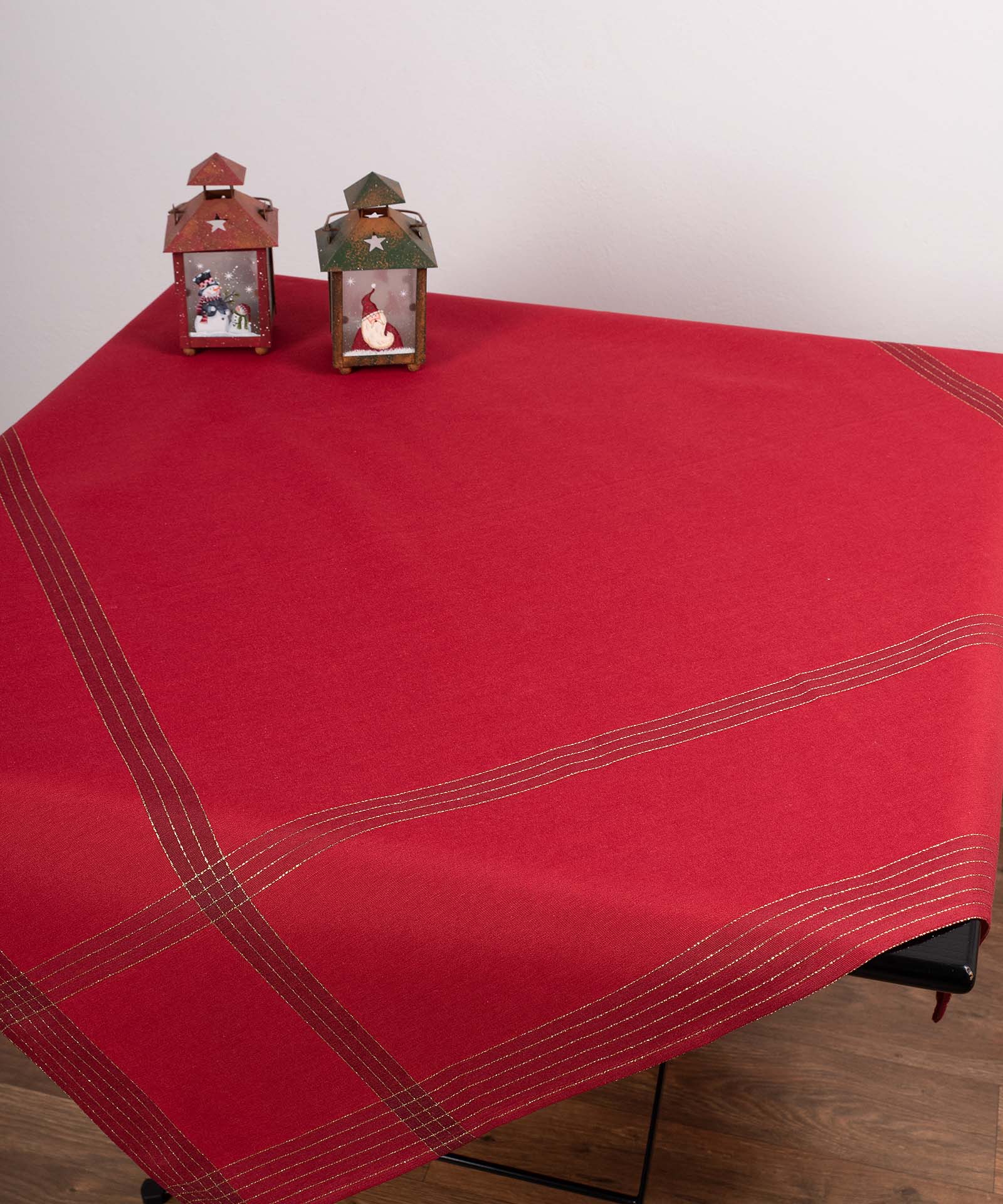 Τραπεζομάντηλο Χριστουγενιάτικο 130x160 Silk Fashion Wky-Plain