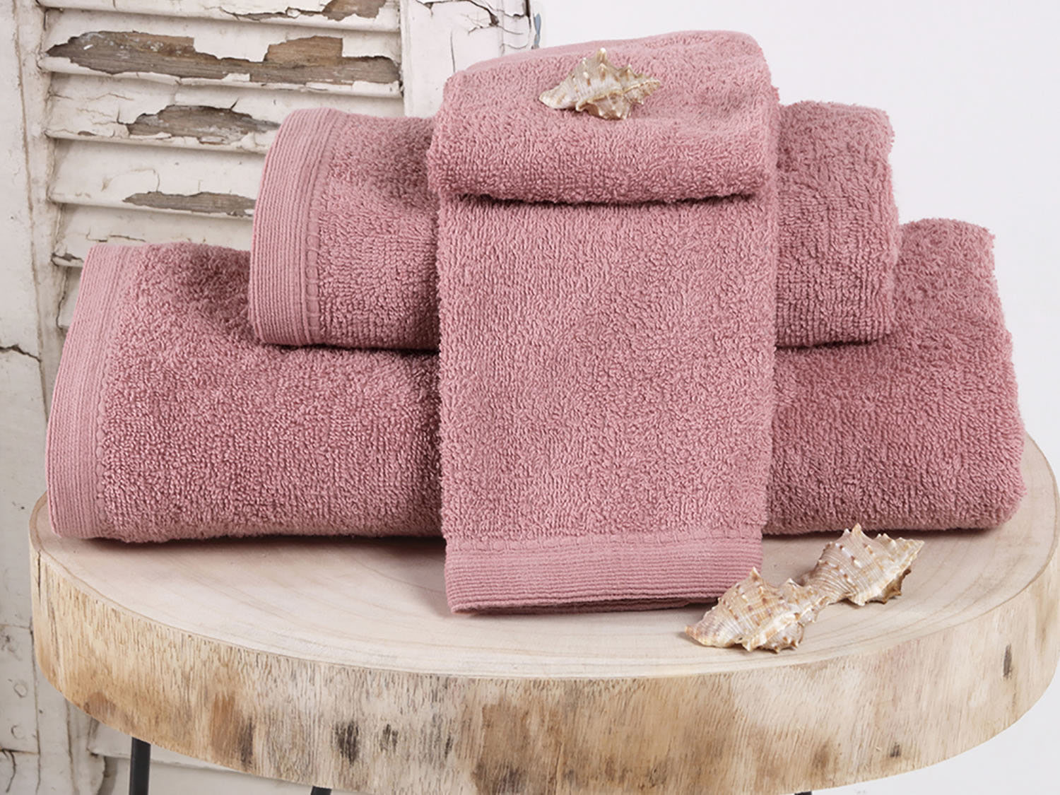 Πετσέτες Χερίων 30χ50 Sb Home Bathroom Collection Primus Towels Coral