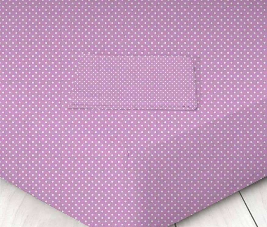 Σεντόνι Μεμονωμένο Υπέρδιπλο 220x260 Marwa 711605620 Violet Dotes 026