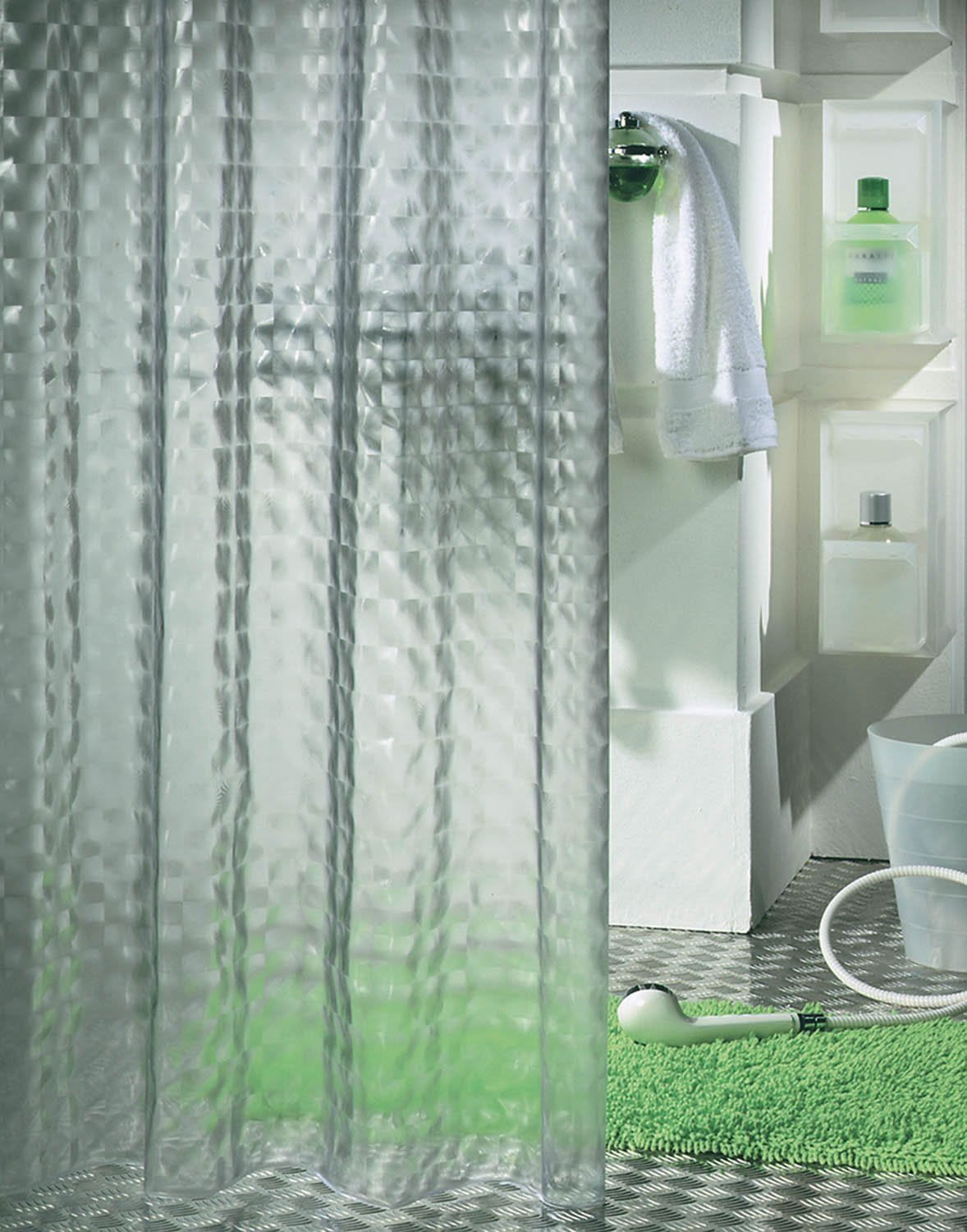 Κουρτίνα Μπάνιου Πλαστική Sealskin 180x200 Prisma transparent