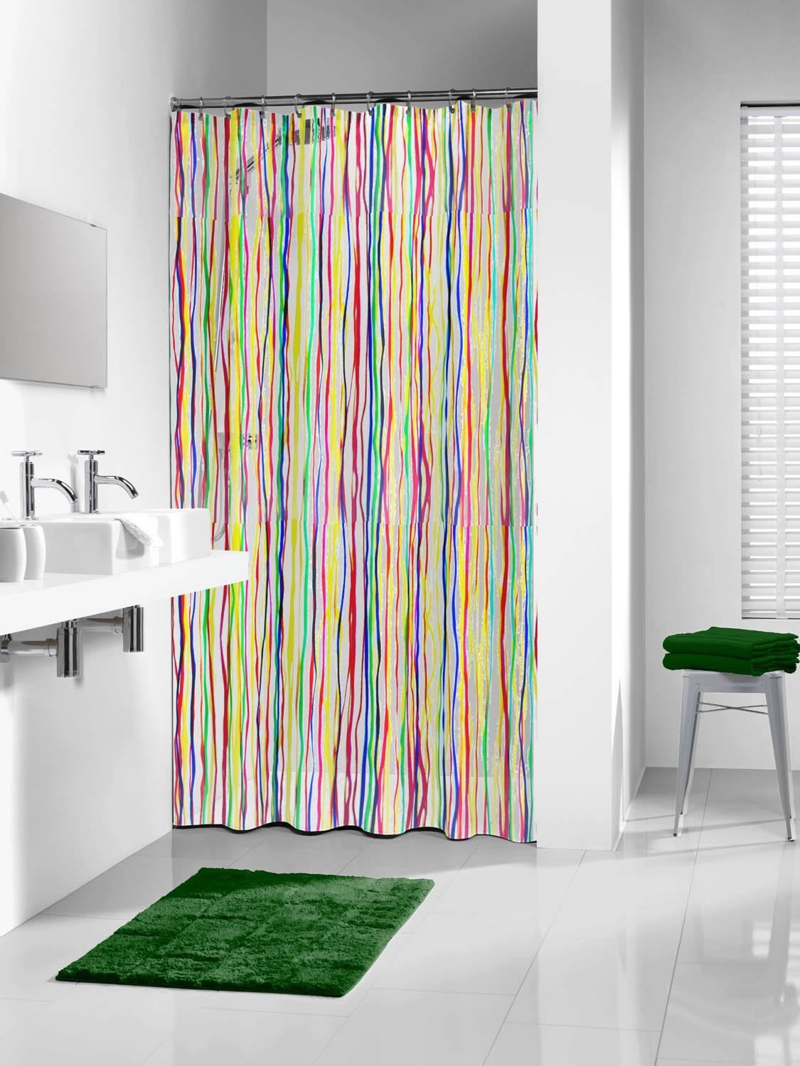 Κουρτίνα Μπάνιου Πλαστική Sealskin 180x200 Rigato multi