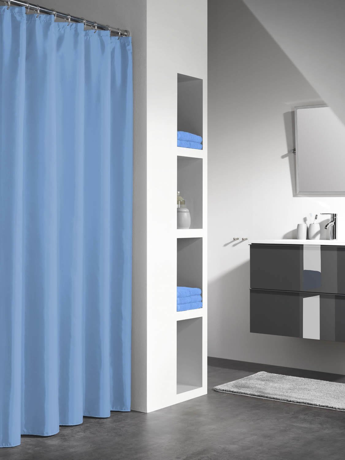 Κουρτίνα Μπάνιου Πλαστική Sealskin 120x200 Granada blue Κουρτίνα Μπάνιου Πλαστική Sealskin 120x200 Granada blue