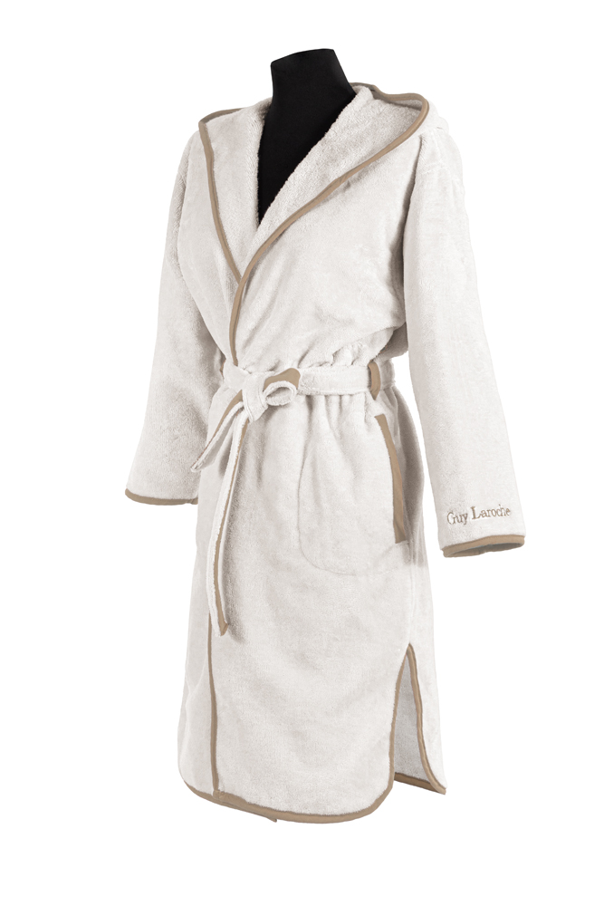 Μπουρνούζι Με Κουκούλα  Medium Guy Laroche New Comfy Sand