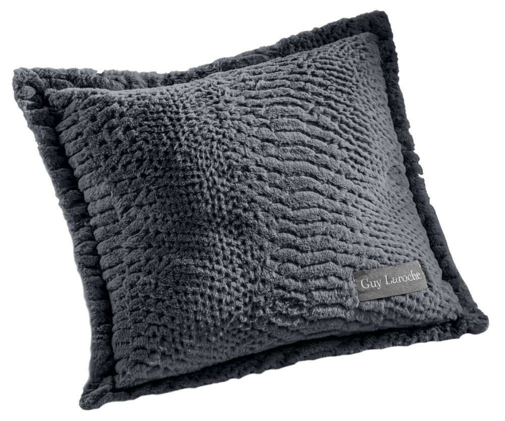 Ριχτάρι Τριθέσιος 170x300 + 1 Mαξιλάρι 48x48  Guy Laroche Crusty Carbon