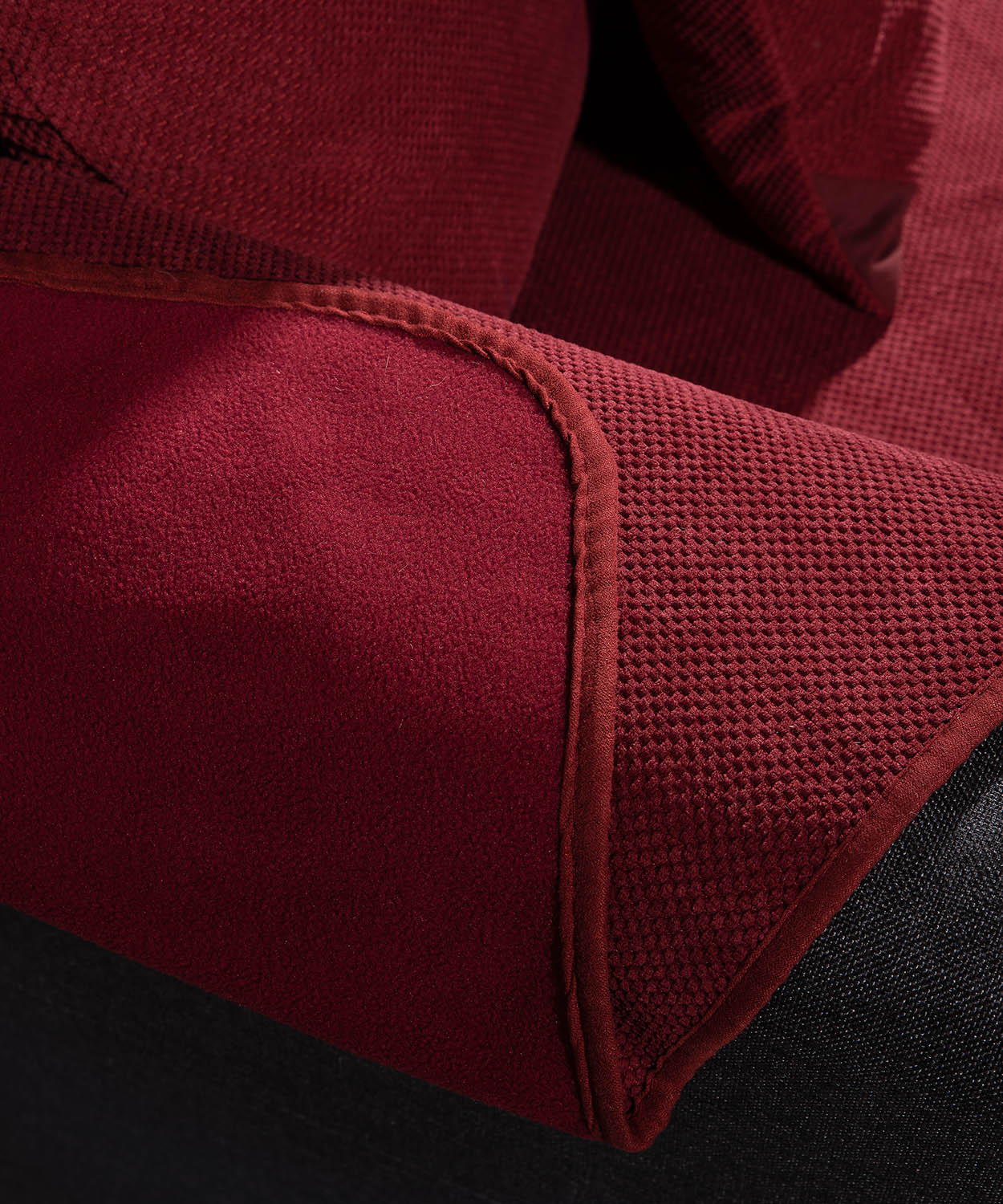 Ριχτάρι Πολυθρόνας 180x180 Silk Fashion 1715 Μπορντώ