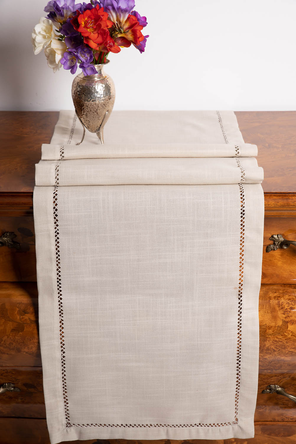 Καρέ 90x90 Silk Fashion 3096 Γκρί Ανοιχτό