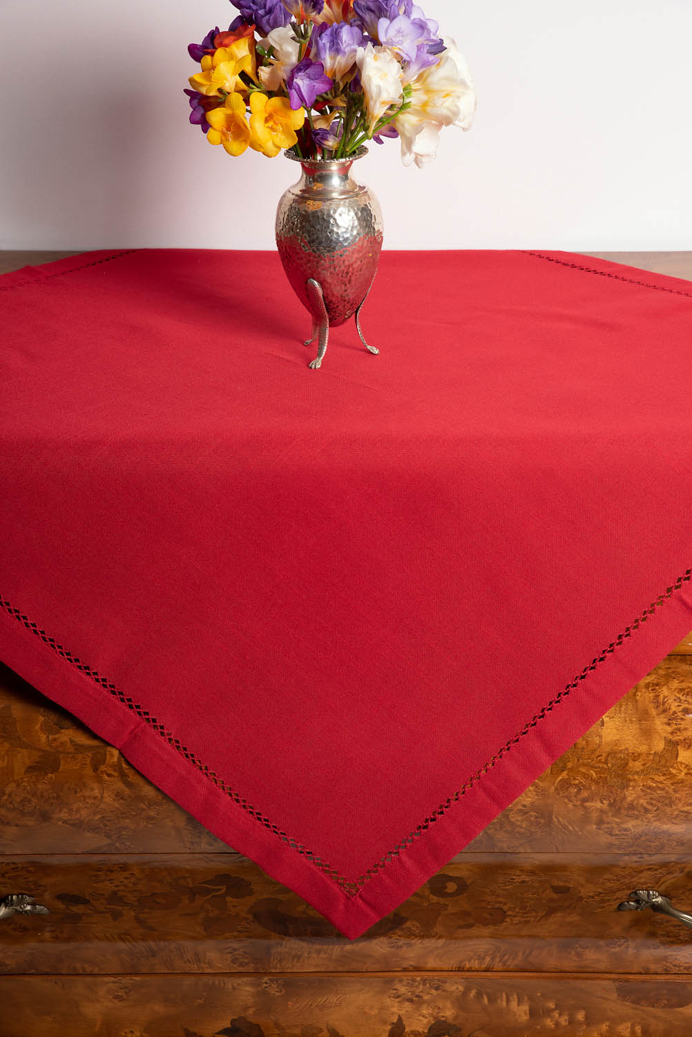 Τραπεζομάντηλο 160x220 Silk Fashion 3096 Κόκκινο
