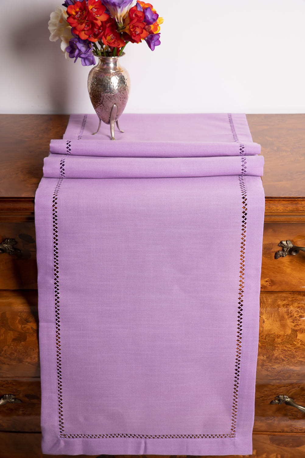 Τραπεζομάντηλο 140x140 Silk Fashion 3096 Λιλά