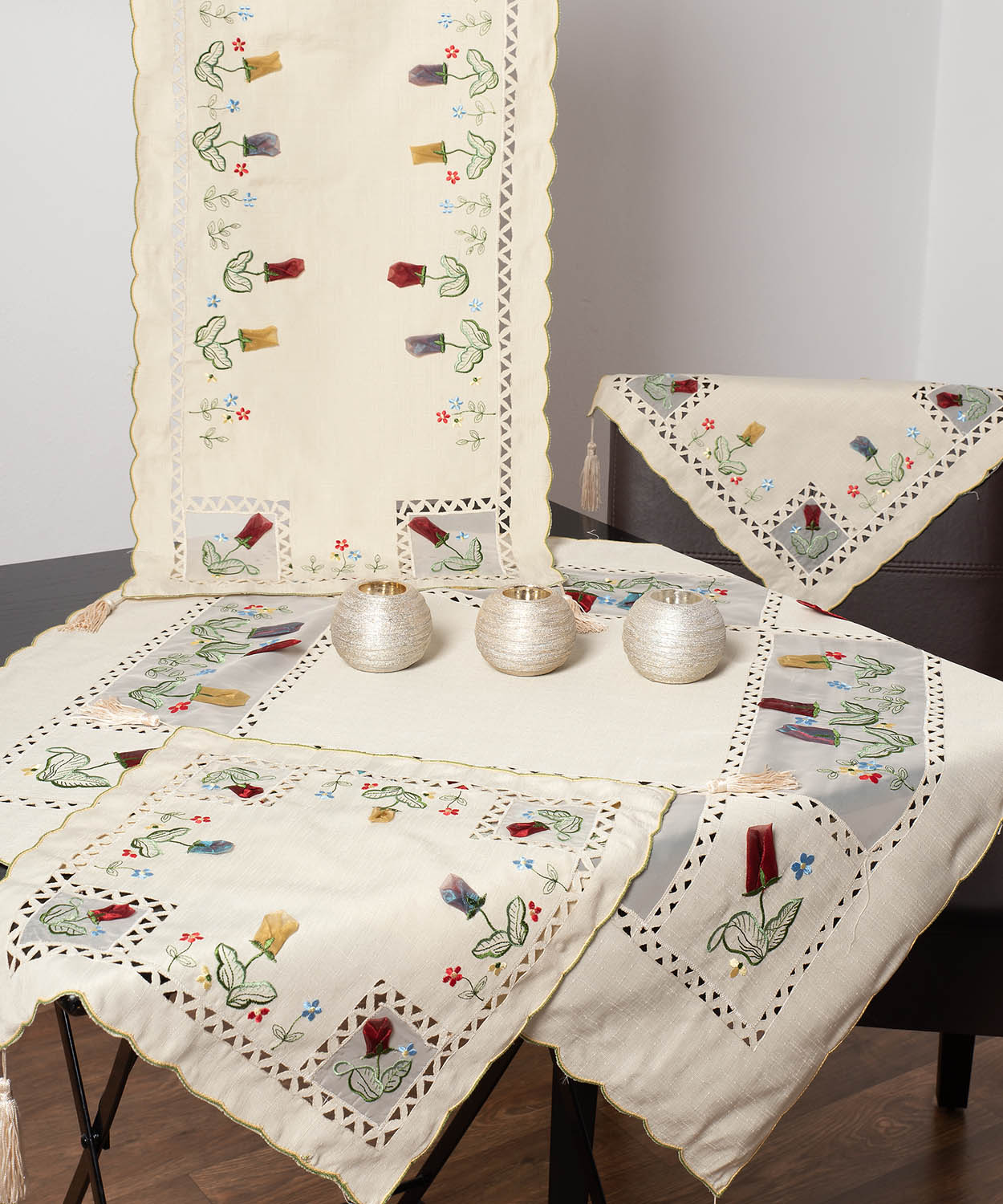 Σετ Κέντημα 4 Τεμαχίων  Silk Fashion 5673