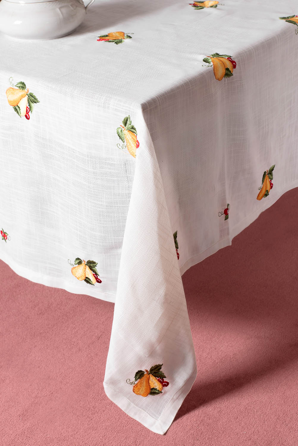 Καρέ 90x90 Silk Fashion 871 Λευκό