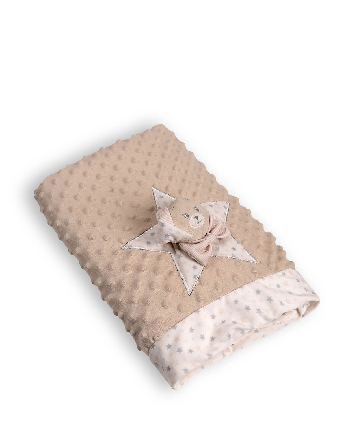 Κουβέρτα Flannel Κούνιας 100x140  Silk Fashion FSJ161001J-2 Beige