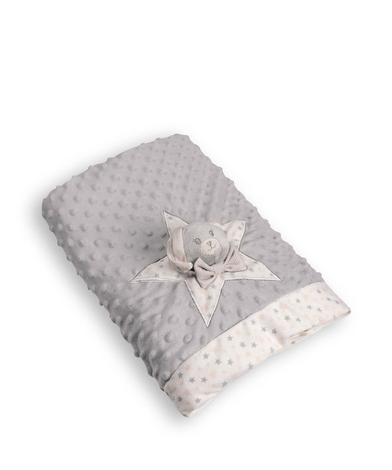Κουβέρτα Flannel Κούνιας 100x140  Silk Fashion FSJ161001J-4 Grey
