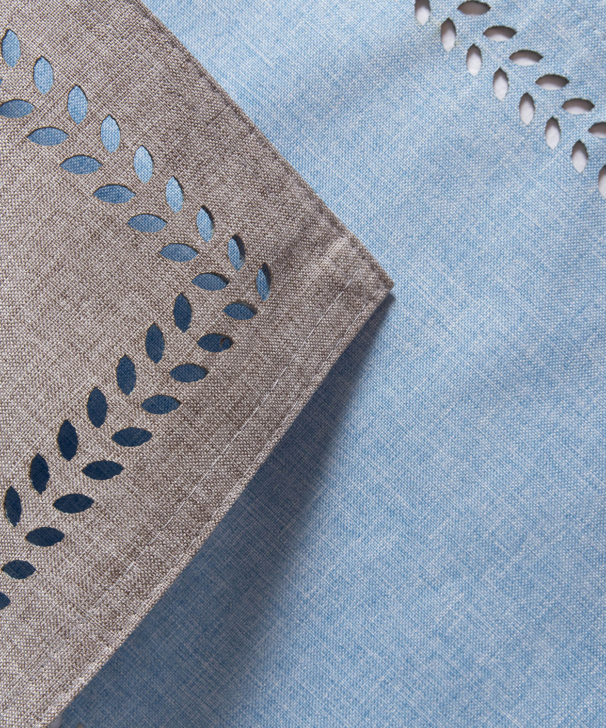 Καρέ 90x90 Silk Fashion Bg18siel2 Σιέλ-Γκρί