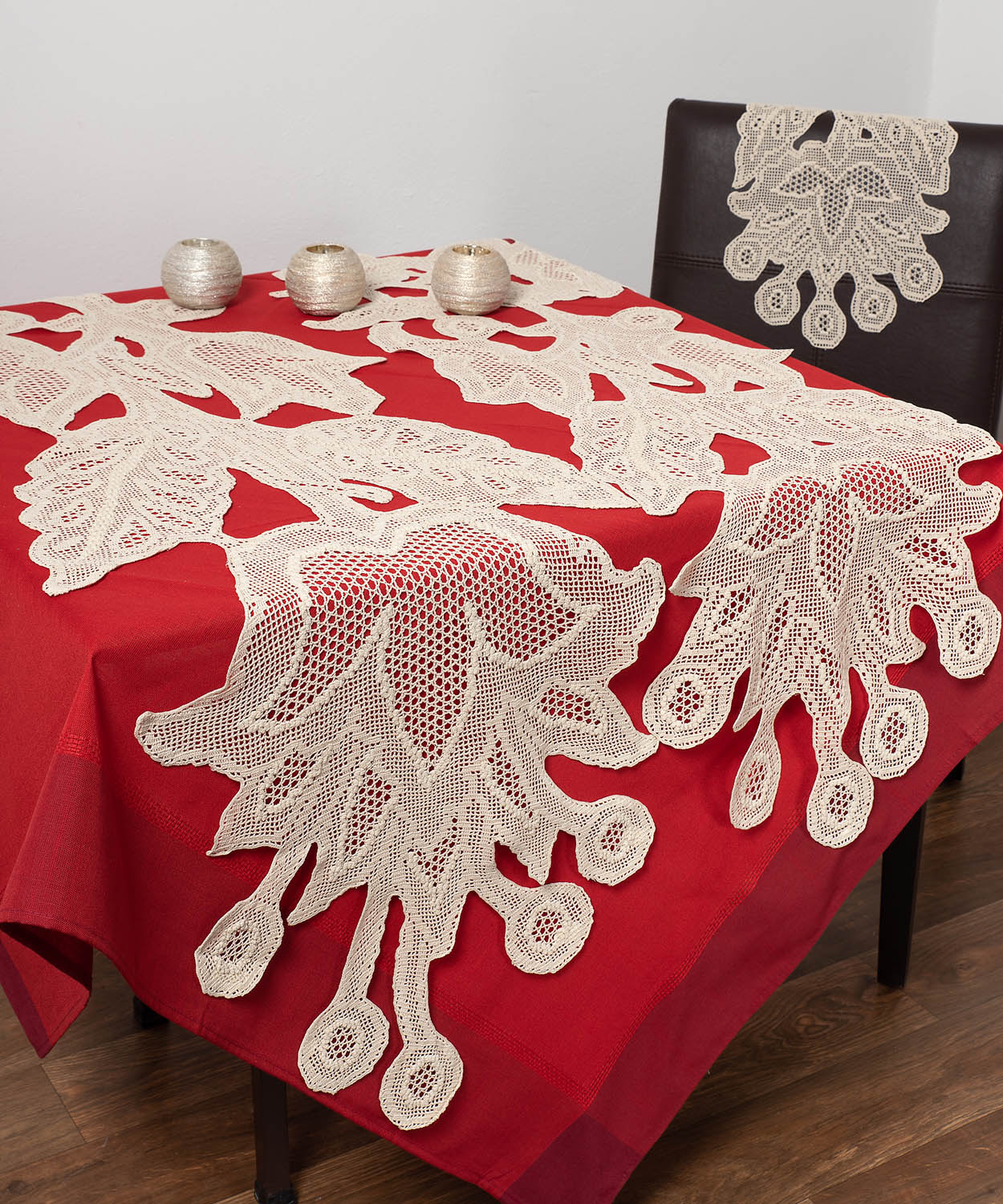 Σετ Κέντημα 4 τεμαχίων  Silk Fashion Ct 80 Μπέζ