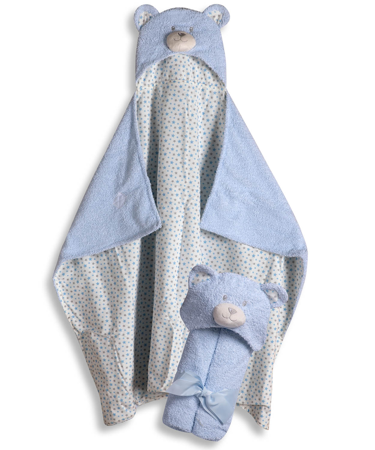 Κάπα Bebe  75x100  Silk Fashion  Σιέλ