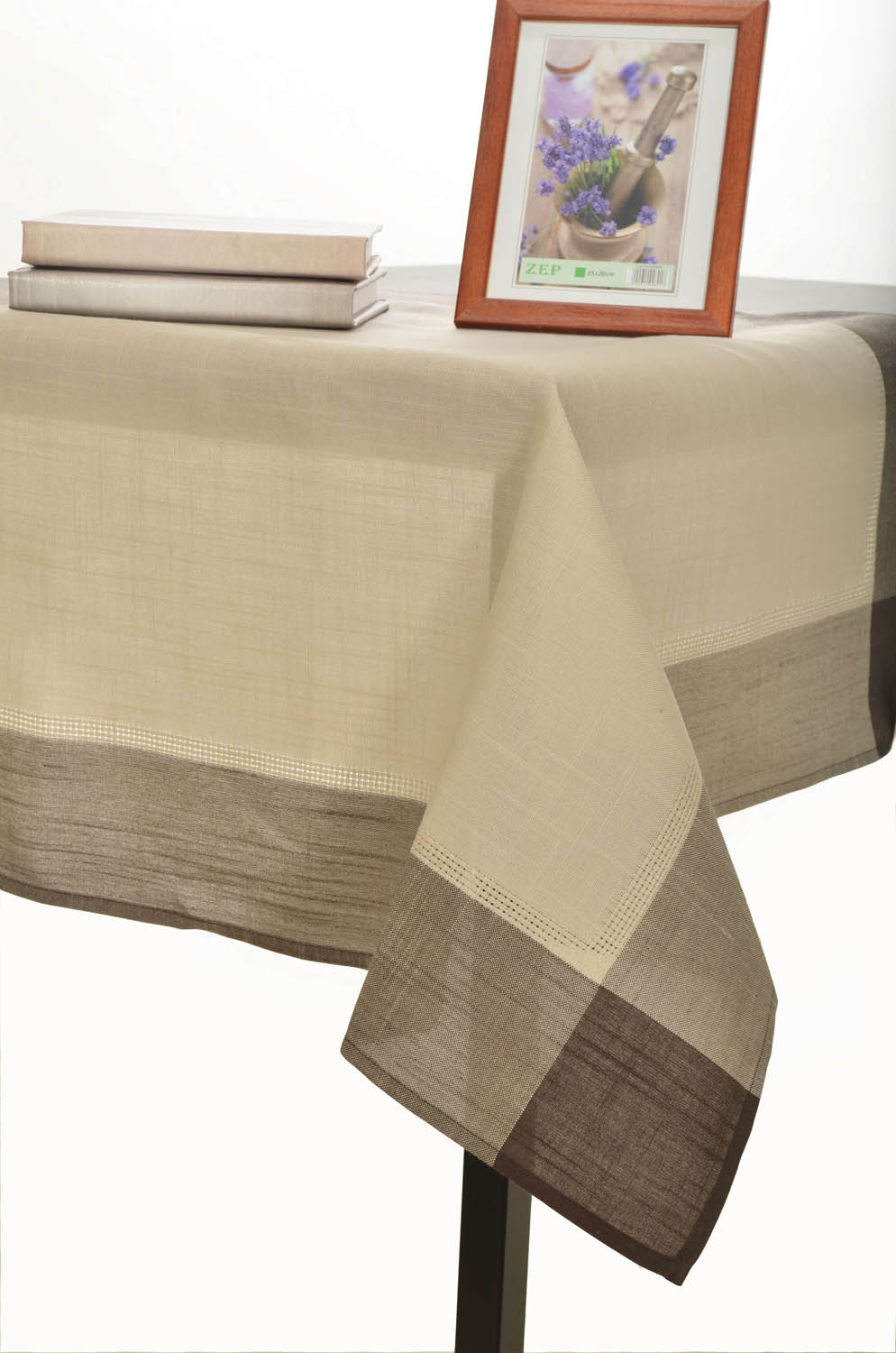 Τραπεζομάντηλο 160x300 Silk Fashion Nx031 Γκρί Καφέ