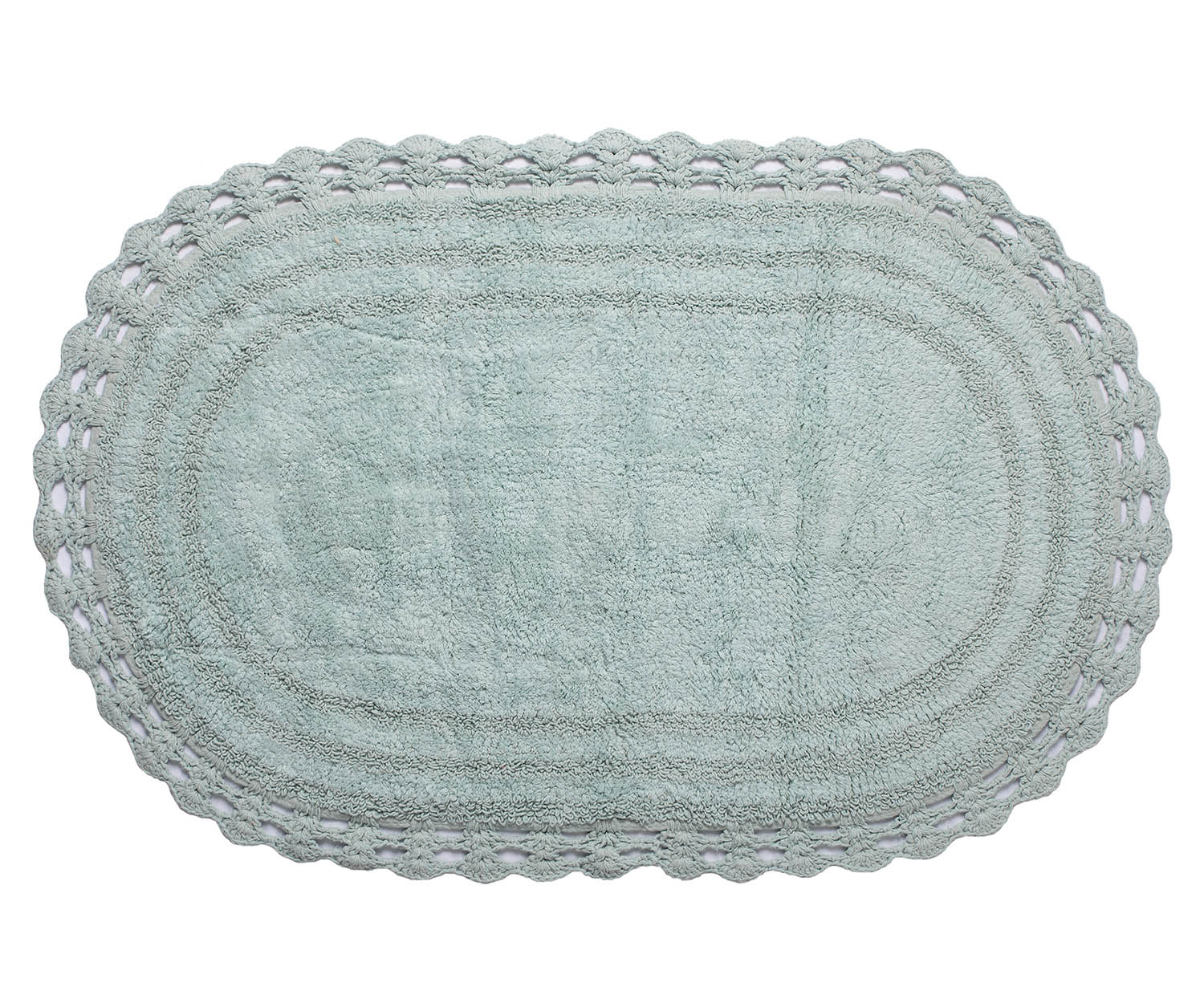 Πατάκι Μπάνιου 100x160 Silk Fashion Οβάλ Mint
