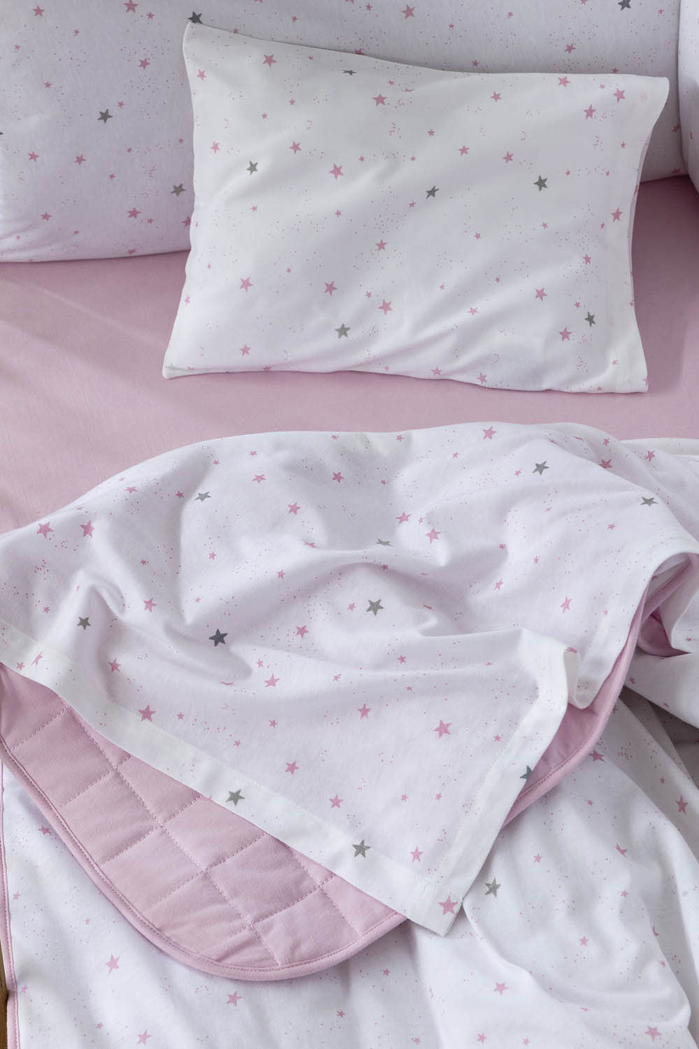 Σεντόνια Σετ Κούνιας 120x170 Nima Nene Pink