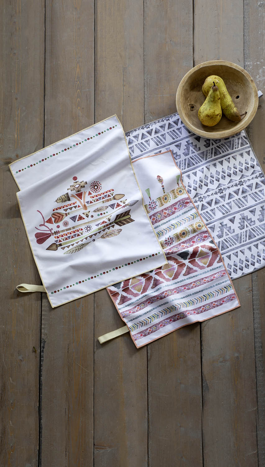 Σετ Πετσέτες Κουζίνας (3 x 40x60) - Zahara